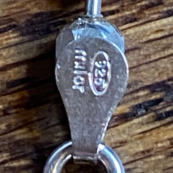 16” Necklace Popcorn Sterling Silver 925 Milor Italy SU Jewelry 30.31g - Picture 7 of 8